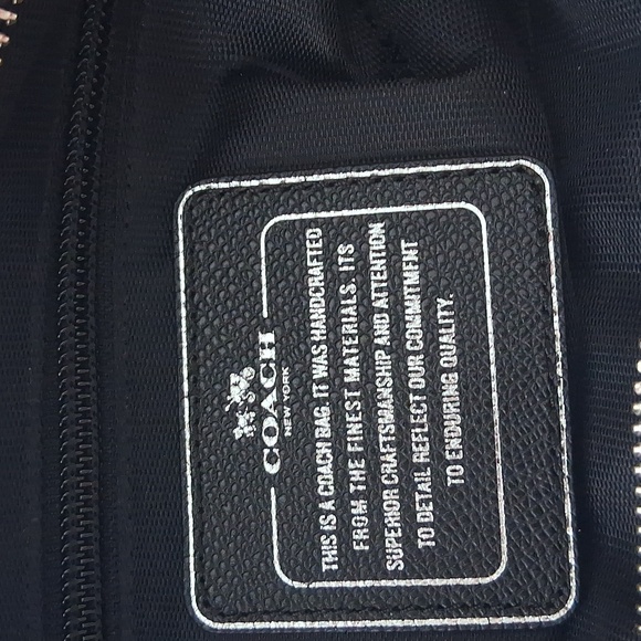 Coach Taxi Crossgrain Leather Tote Bramble Rose White Pink Floral Bag - Picture 12 of 16